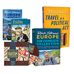Rick Steves The Story of Fascism in Europe (DVD) + Travel as a Political Act (Book) + The 20-Year Anthology DVD box set + Travel Skills (2-DVD) + Best Destinations Newsletter